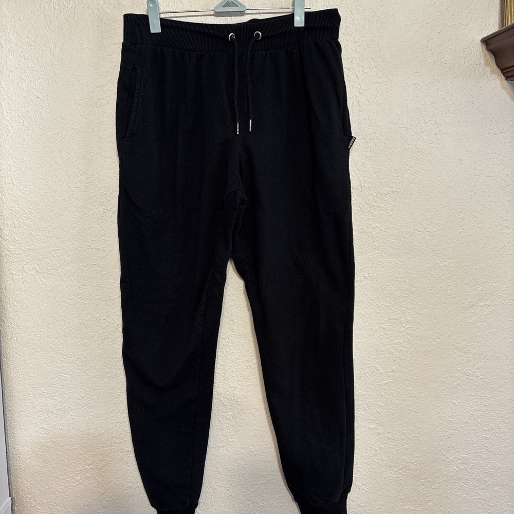 RBX Sleepwear Pants‎ Men's Medium Drawstring  Black Bottoms